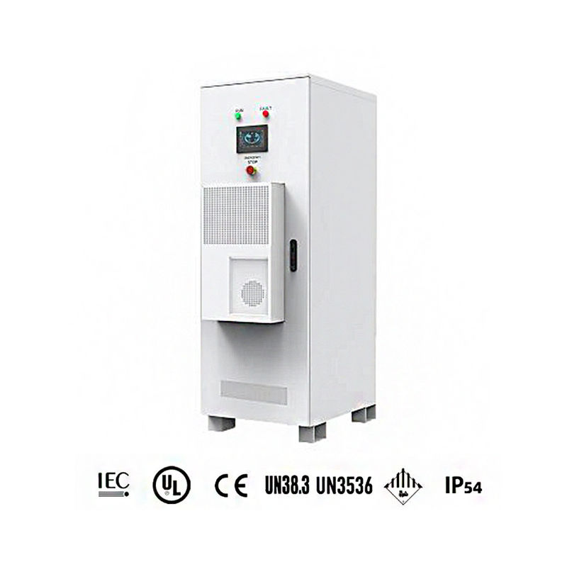 IP54 Tủ lưu trữ pin lithium 100ah 30kw ngoài trời tích hợp tất cả trong một