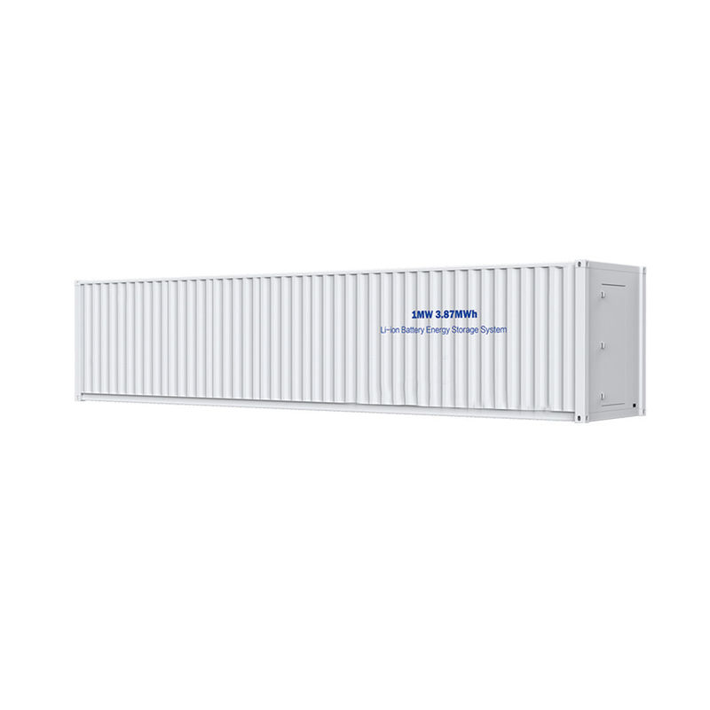 Tích hợp năng lượng mặt trời 1mw 3,87mwh Tất cả trong một Vận chuyển HVAC ngoài trời Bộ lưu trữ pin
