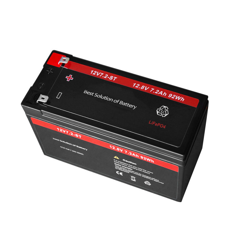Pin chu kỳ sâu 7.2ah 12v Lifepo4 OEM ODM Pin sạc Lithium Iron Phosphate