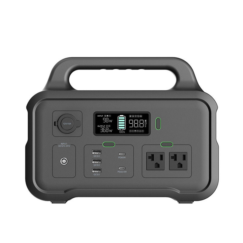 Trạm nguồn di động có thể sạc lại 600W Nguồn điện di động Mppt với ổ cắm điện
