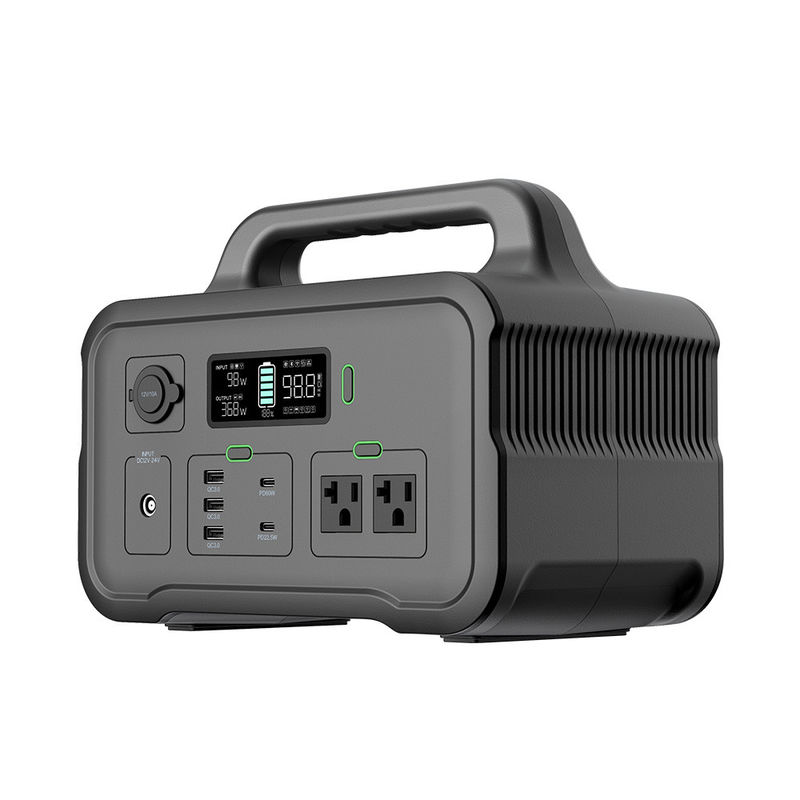 Trạm nguồn di động có thể sạc lại 600W Nguồn điện di động Mppt với ổ cắm điện