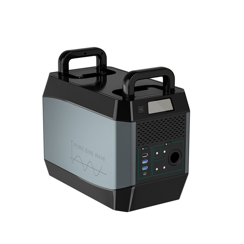 Trạm phát điện di động có thể sạc lại 1000w Pin Lifepo4 Lưu trữ năng lượng mặt trời cho cắm trại