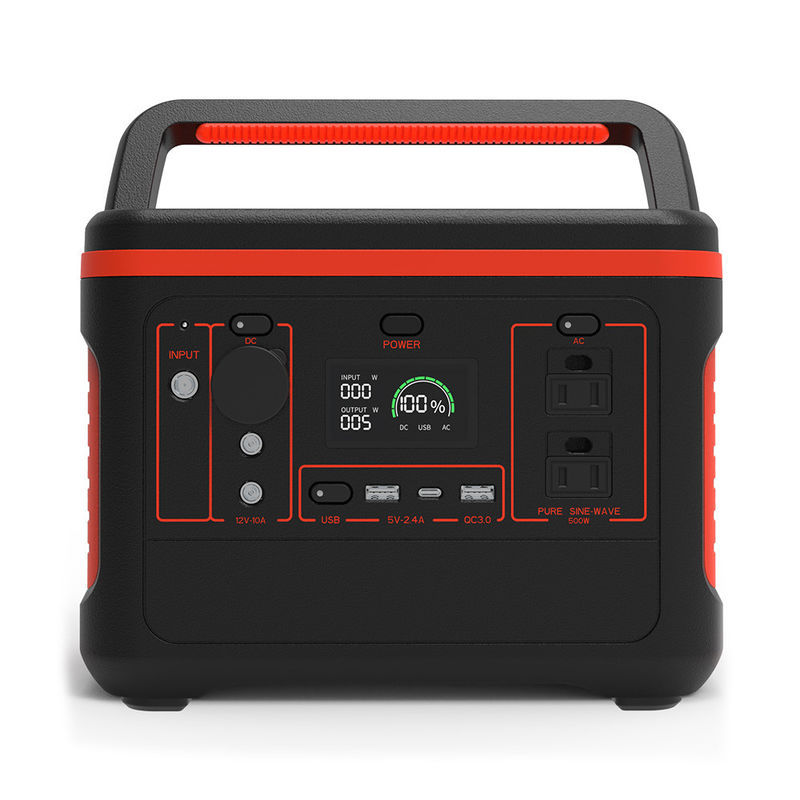 Trạm năng lượng di động có thể sạc lại 22,2V Trạm năng lượng mặt trời 568Wh Lifepo4 dành cho cắm trại