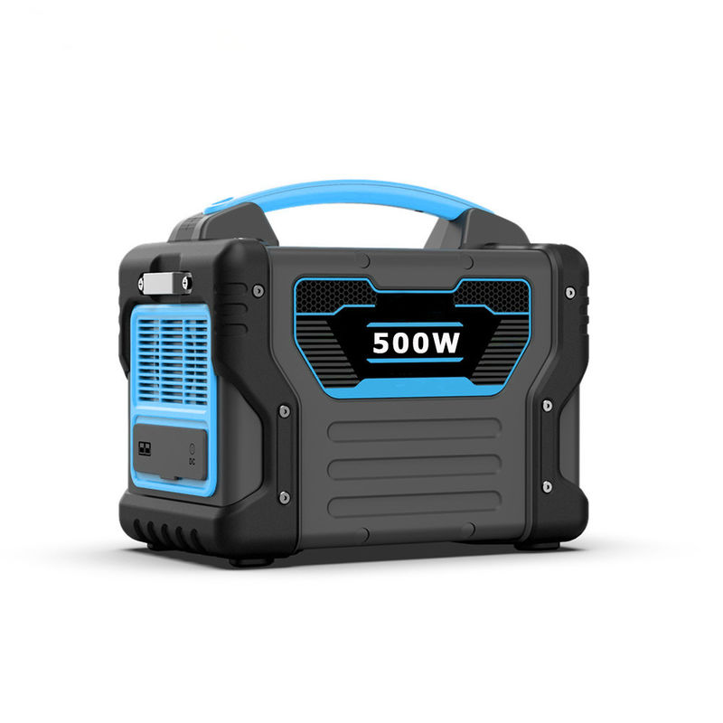 Trạm phát điện di động có thể sạc lại 500w Sóng hình sin tinh khiết nhẹ 110v MPPT cho cắm trại