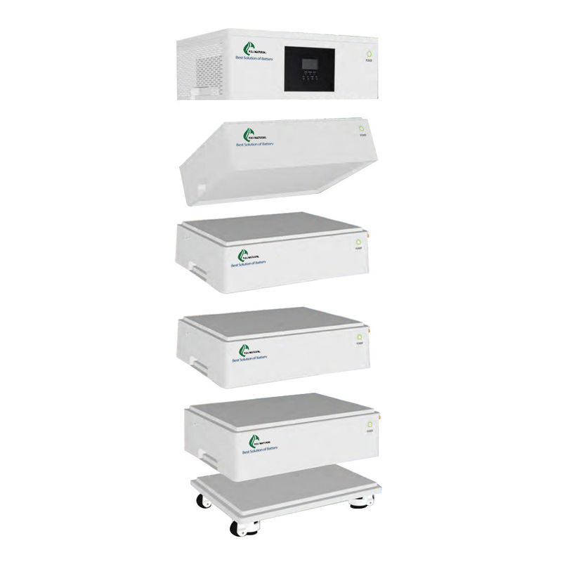 Tất cả trong một Lifepo4 Pin gia đình có thể xếp chồng lên nhau 20kw Tắt lưới Bộ lưu trữ pin năng lượng mặt trời