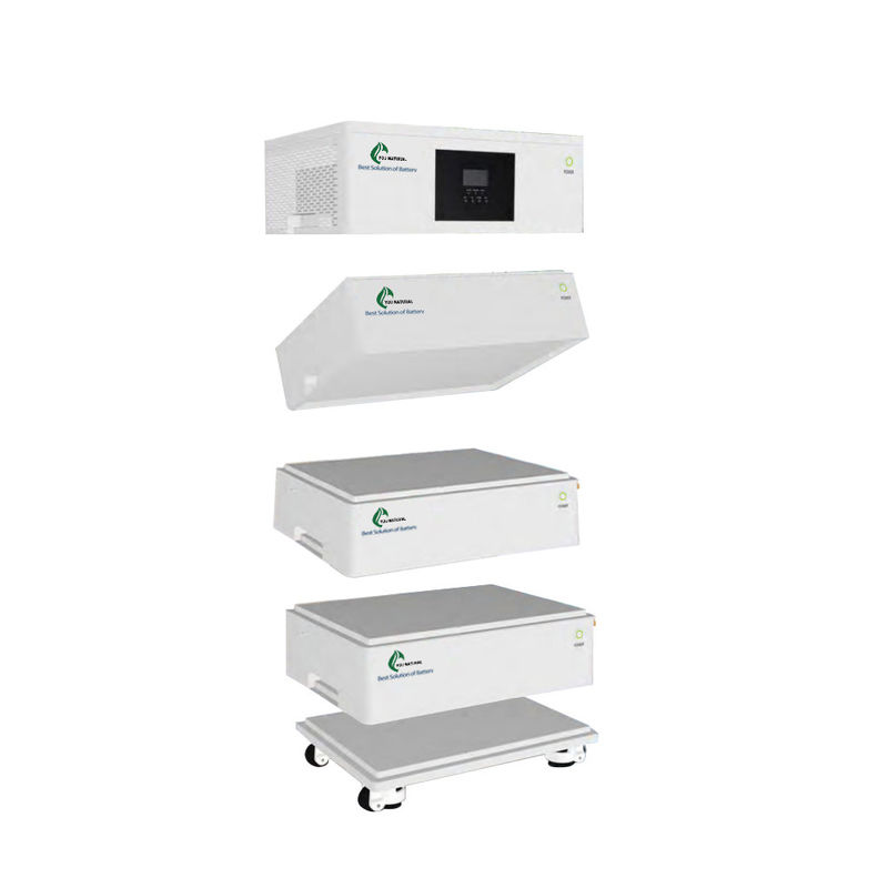 Hệ thống pin có thể xếp chồng lên nhau 15kw 48v 300ah Bộ lưu trữ điện ngoài lưới Pin lithium có thể sạc lại