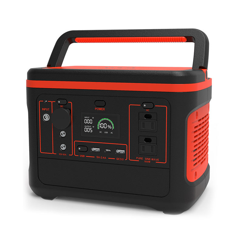 Trạm năng lượng di động có thể sạc lại 22,2V Trạm năng lượng mặt trời 568Wh Lifepo4 dành cho cắm trại