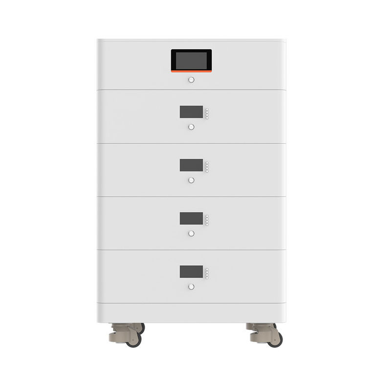 Bộ pin có thể xếp chồng lên nhau theo chu kỳ 6000 14336Wh 51.2V 70Ah Bộ lưu trữ pin năng lượng mặt trời