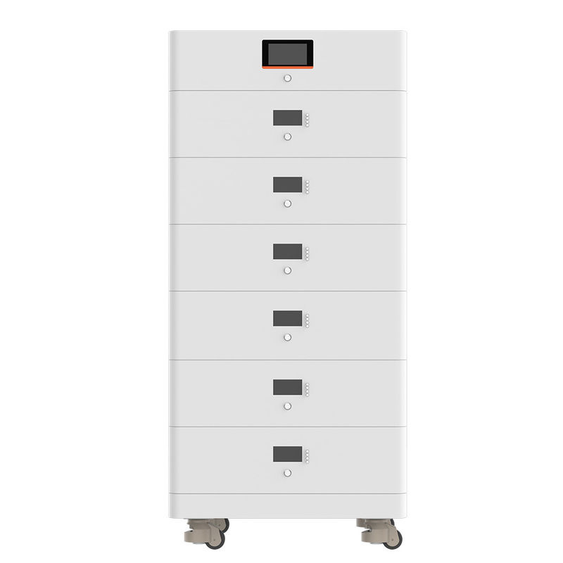 Hệ thống pin có thể xếp chồng Ip55 chống nước 21504Wh 51.2V 70ah Bộ lưu trữ năng lượng pin mặt trời