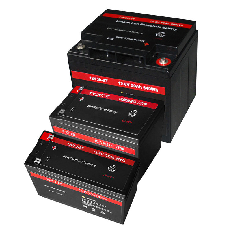 12v 50ah 7.5ah 10ah 640wh Pin Lifepo4 có thể sạc lại cho các ứng dụng ngoài trời