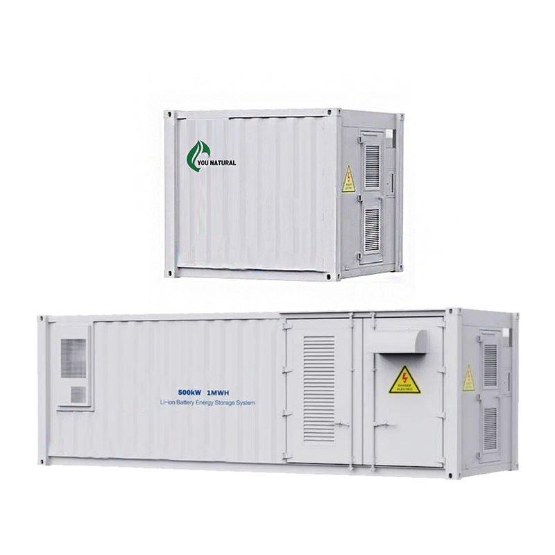 Chất chứa hệ thống lưu trữ năng lượng 5ft Chất chứa hệ thống lưu trữ năng lượng ngoài trời tích hợp đầy đủ