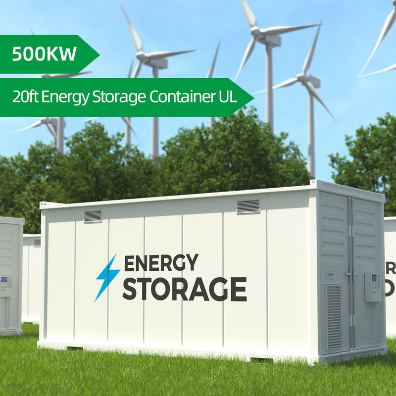Bộ chứa pin Hệ thống lưu trữ năng lượng 500kwh 20ft pin lithium Bộ chứa năng lượng