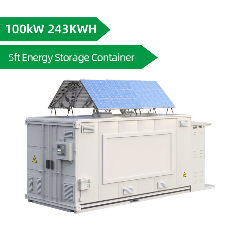 YouNatural 5ft Energy Storage Container 100KW Lithium Ion Battery Hệ thống lưu trữ năng lượng