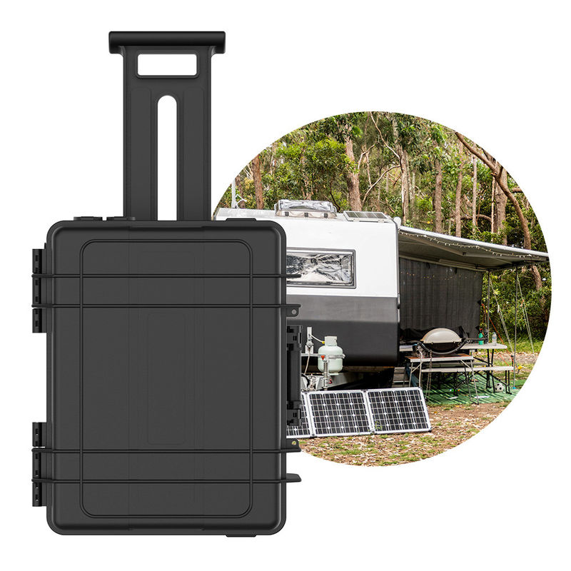 5000 Watt Nhà máy điện mặt trời di động Nhà máy điện xe điện Điện với kéo và tay cầm