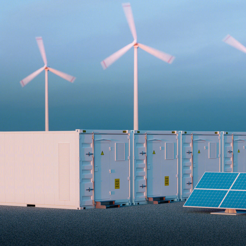 500KWH Bess Off Grid Điện áp cao Hệ thống lưu trữ năng lượng thương mại công nghiệp với hộp chứa pin Ess
