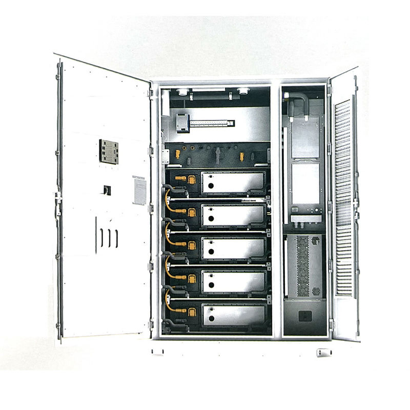 Tủ lưu trữ năng lượng lưới lai 100kW 215kWh làm mát chất lỏng thông minh tất cả trong một BESS Tủ lưu trữ năng lượng mới