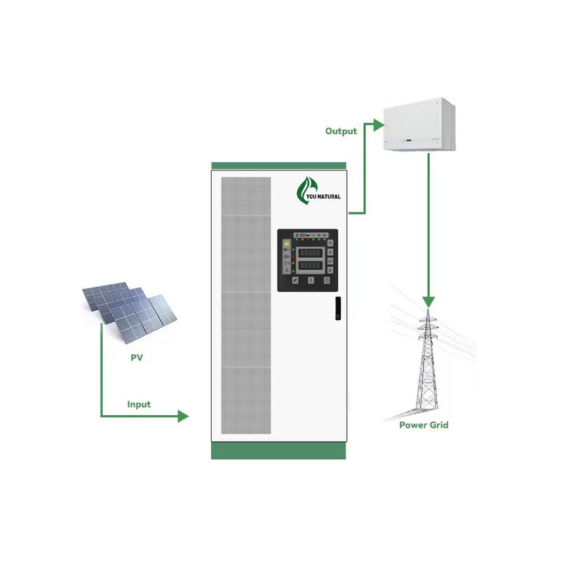 Tủ lưu trữ năng lượng công suất cao 30kW 55kWh Tủ pin ngoài trời Hệ thống quản lý năng lượng