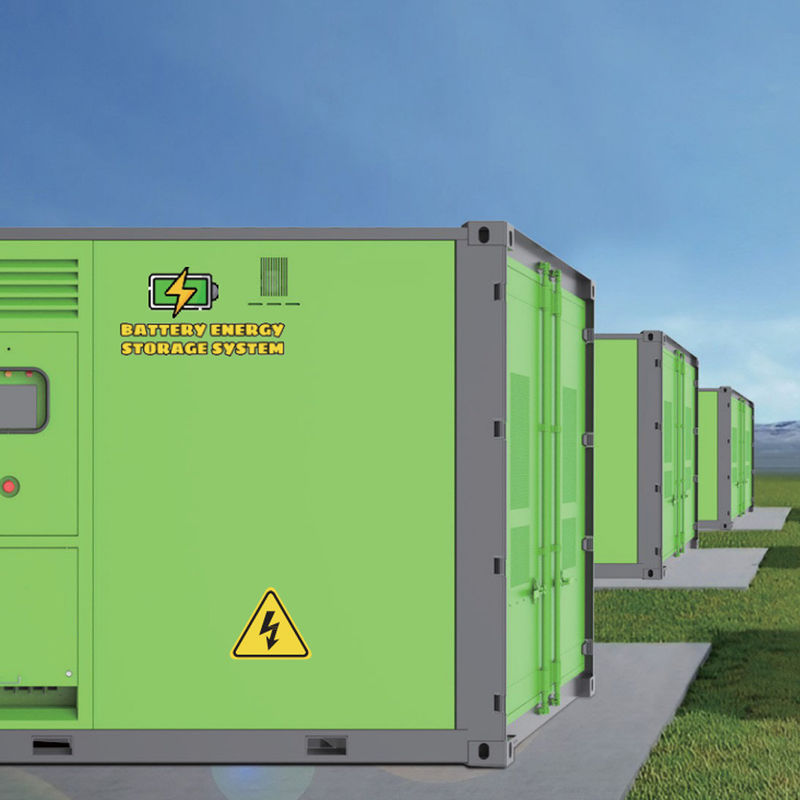 Máy phát điện diesel và hệ thống lưu trữ năng lượng pin lithium tất cả trong một tủ pin ngoài trời